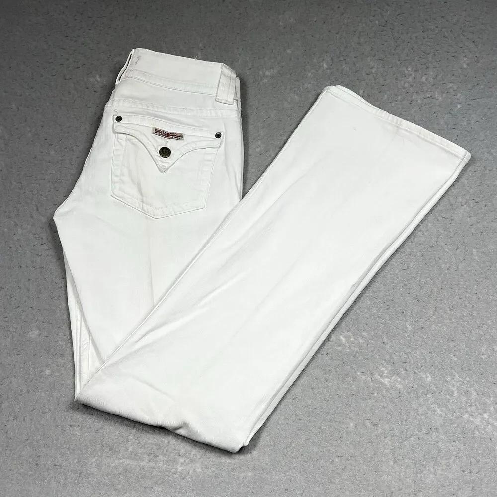 Hudson Jeans White Women's Boot Cut Jeans - Picture 2 of 16